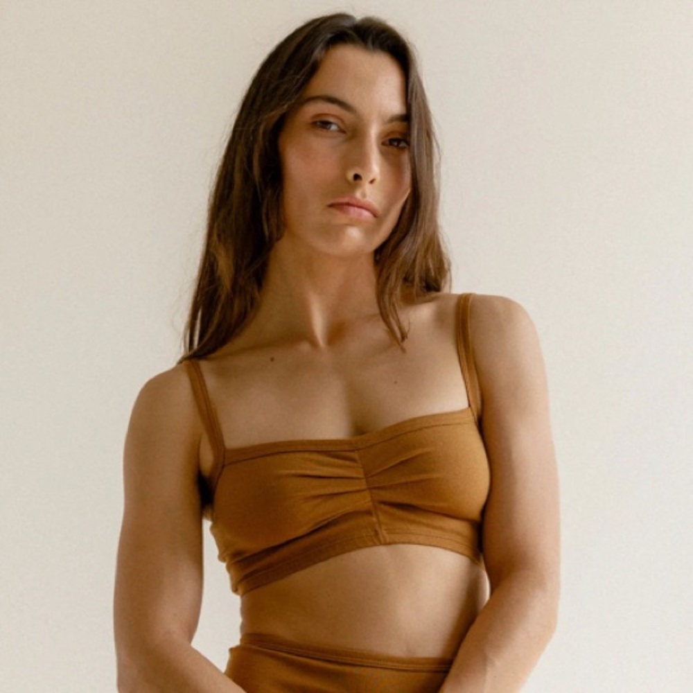New Zelda toffee bandeau size Large unworn